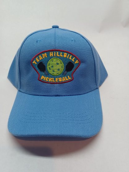 HillBilly Paddles Team Hillbilly Embroidered Hat - Lite Blue