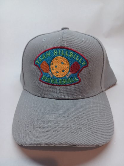 HillBilly Paddles Team Hillbilly Embroidered Hat - Lite Gray