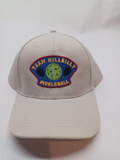 HillBilly Paddles Team Hillbilly Embroidered Hat - Lite Tan