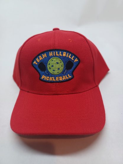 HillBilly Paddles Team Hillbilly Embroidered Hat - Red
