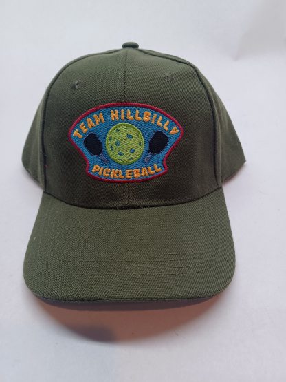 HillBilly Paddles Team Hillbilly Embroidered Hat - Swamp Green
