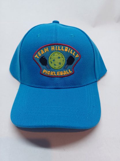 HillBilly Paddles Team Hillbilly Embroidered Hat - Teal Blue